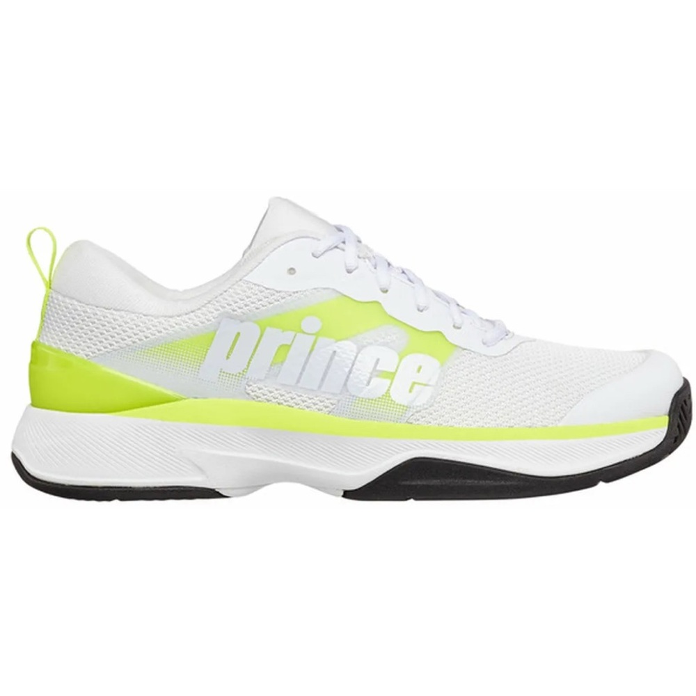 Prince White and Neon Yellow Men’s Tennis Pickleball shoes court shoes size 9.5